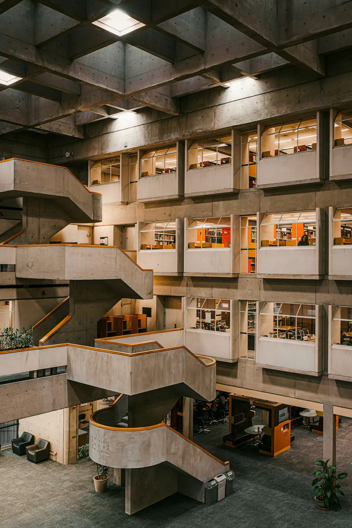 University spaces · illustrative photograph: Scott Library, York University